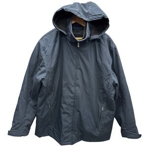 Weatherproof Jacket Men's  XL Navy Blue Insulated Water-Resistant Full Zip Coat